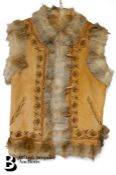 Suede Fur Lined Vest
