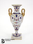 20th Century Dresden Porcelain Vase