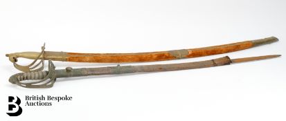 Indian Sword and English Officers Sword