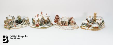 Two Large Lilliput Lane Limited Edition Sculptures