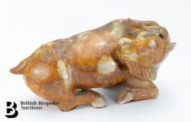 Chinese Pottery Sculpture of a Bull