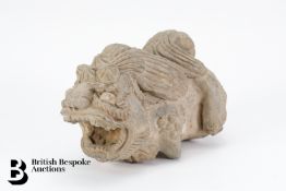 Chinese Pottery Guardian Lion