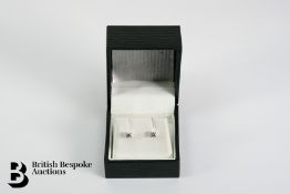 18ct Gold Diamond Ear Studs