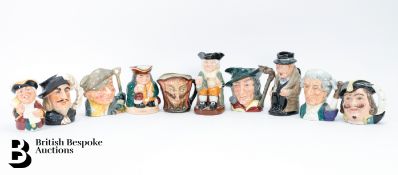 Quantity of Small Doulton Character Jugs