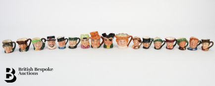 17 Miniature Character Jugs