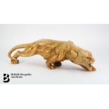 Large Crouching Panther
