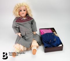 Large Vintage Porcelain Doll