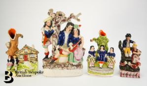 Staffordshire Spill Vases