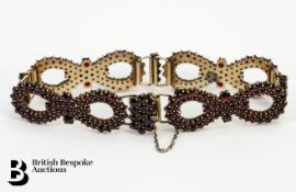 Edwardian Silver Gilt Bow Bracelet