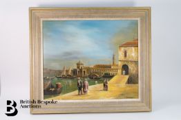 Acrylic Painting of Venice