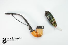 German Porcelain Pipe Bowl