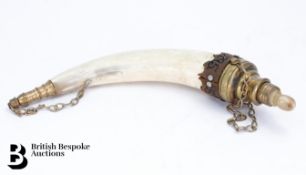 Horn Powder Flask