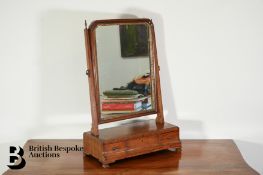 Mahogany Toilet Mirror