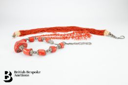 Moroccan Coral Necklaces