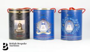 Six Bells Whiskey Royal Decanters with Contents