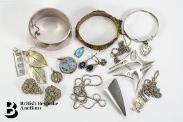 Silver Danish and Other Jewellery