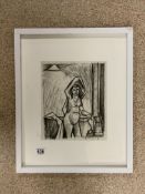 WILFRED AVERY (1926-2016), SIGNED PICTURE FRAMED AND GLAZED 44 X 54CM