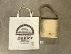 VINTAGE ALLIGATOR SKIN HANDBAG