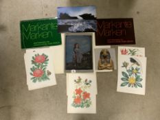 1970S GERMAN STAMP CALENDERS WITH LITHOGRAPH WILD LIFE PLATES