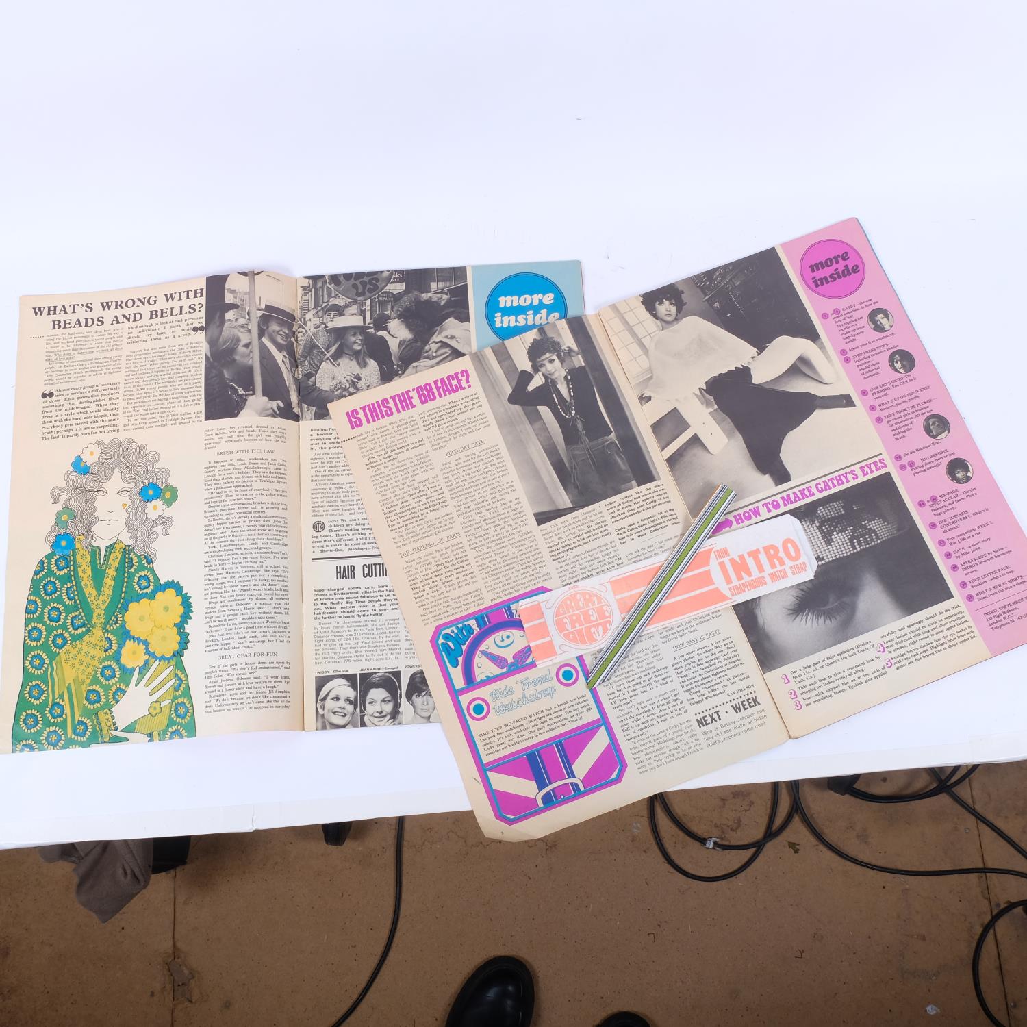 Magizean Introduction Intro Magazine, No. 1 Great First Issue September 23 1967, and No. 2 ...