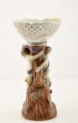 Base and basket for lemons "Putti" supporting a bowl