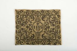 A shroud - embroidered cloth