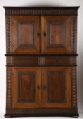 A glassware cupboard
