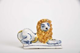 A lying lion