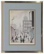 L. S. Lowry RBA RA (British, 1887-1976) 'Mrs Swindell's Picture, 1967'