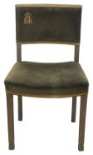 An Elizabeth II 1953 Coronation chair