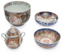 A collection of Imari ceramics, late 19th century