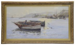 Hubert Coop RBA (British, 1875-1952) 'The Fisherman'