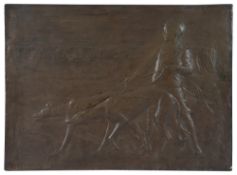 Henry Furse (British, 1860-1950) 'Boy and Greyhounds 1898'