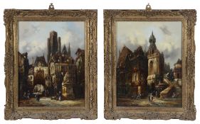 Henry Schafer (French, 1833-1916) 'Gothic Normandy'