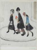 L. S. Lowry RBA RA (British, 1887-1976) 'The Family, 1961'