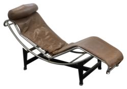 Modern Design. After Le Corbusier: An LC4 Chaise Longue. 1970s