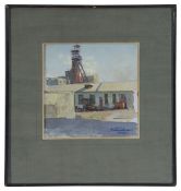 Mikhail K. Poplavsky (Russian, 1914-1980) 'Sketch of a Mineyard'