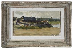 Alexander V. Vyatkin (Ukrainian, 1922-2012) 'On The River Chusovaya'