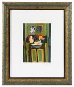 Marcel Mouly (French, 1918-2008) 'La Bouteille Bleue'