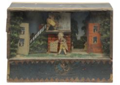 A rare Regency mechanical diorama c.1820