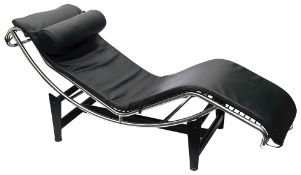 Modern Design. After Le Corbusier: An LC4 Chaise Longue, late 20th century