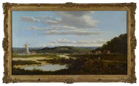 Edmund John Niemann (British, 1813-1876) Panoramic view of Chislehurst Common