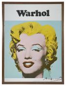 Andy Warhol (American, 1928-1987), Marilyn Monroe 1971 Tate Gallery Exhibition Poster