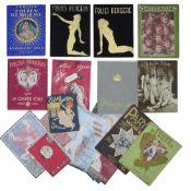 A collection of Folie Bergeres souvenir albums