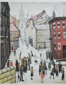 L. S. Lowry RBA RA (British, 1887-1976) 'Berwick upon Tweed, 1938'
