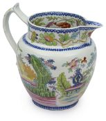 An early 19th century Mason's Ironstone polychrome water jug