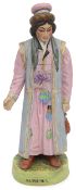 A Gardner bisque porcelain figure of a woman from Kalmykia, from the 'People of Russia' series