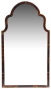 An early 20th century tortoiseshell and ivory dressing table mirror