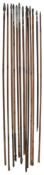 A collection of twelve early 18th Century Mughal Indian arrows