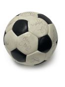 A signed Cromol testimonial match football 'All Star goalkeeper XI v All Star TV & Radio'